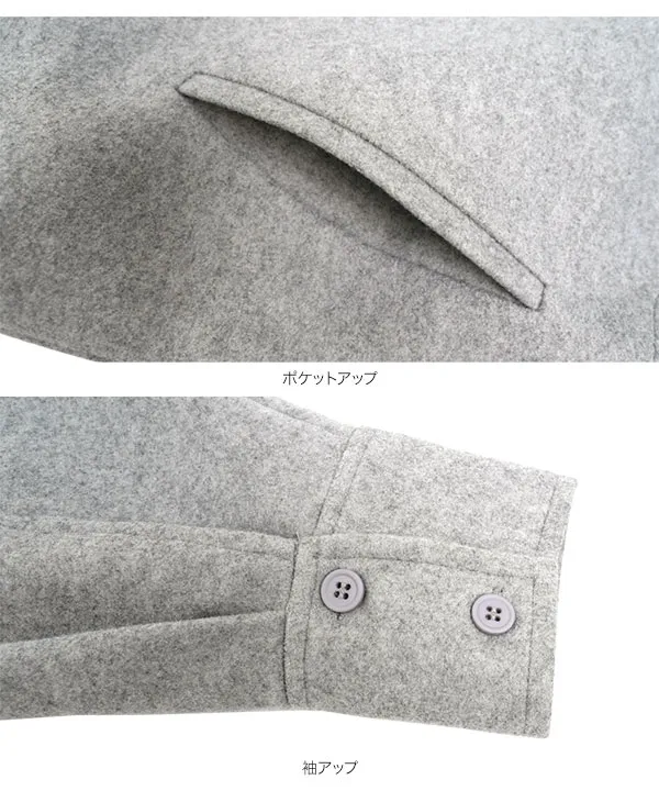 フェイクウールシャツジャケット [K1471]| 2026AW先行受注アイテム！20%OFFクーポン＆送料無料  8/12(水)12:00~8/18(火)12:00まで