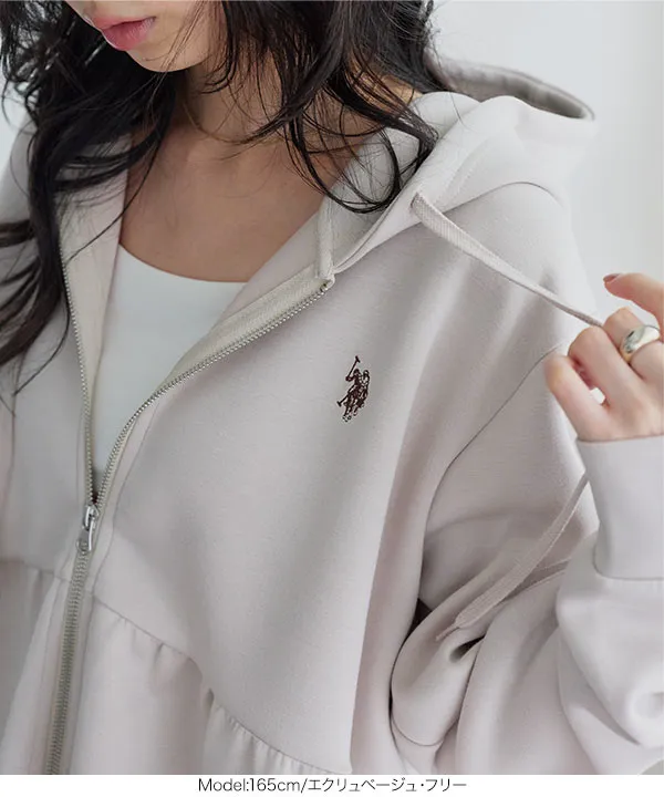 [ U.S. POLO ASSN. ]  ぺプラムダイバーパーカー [K1475]| 大好評につき送料無料！