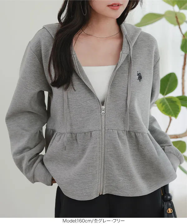 [ U.S. POLO ASSN. ]  ぺプラムダイバーパーカー [K1475]| 大好評につき送料無料！