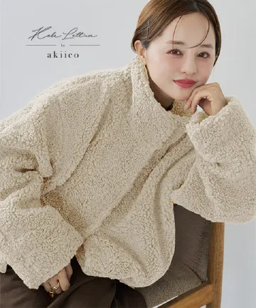 [田中亜希子さんコラボ] 選べるサイズ ボアジャケットコート  [K1476]｜10/20(火)12:00～発売！