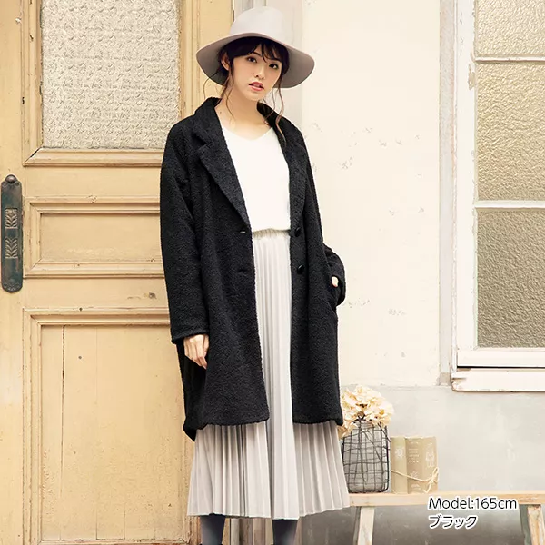 ボアチェスターコート [K785] - レディースファッション通販 神戸