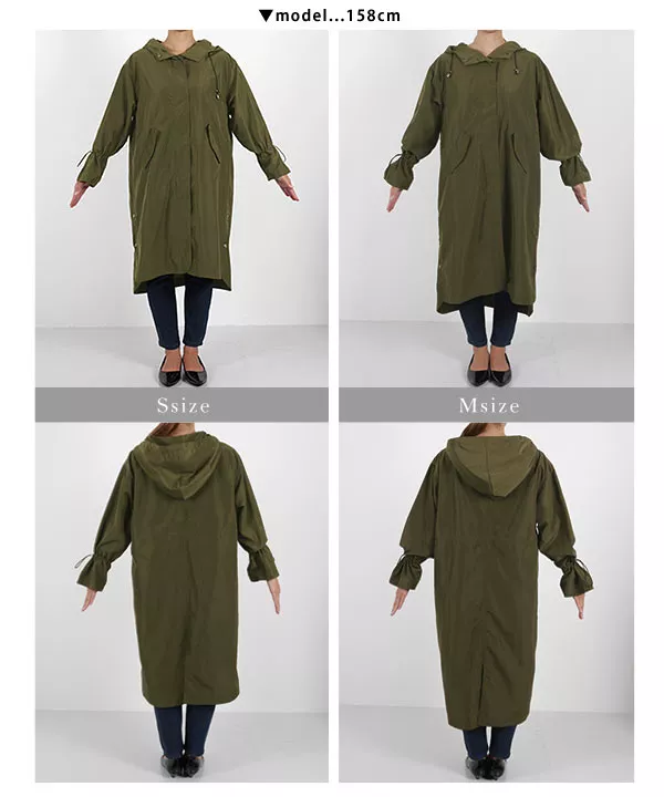 田中亜希子さんコラボ ]ロングモッズコート [K850] - レディース