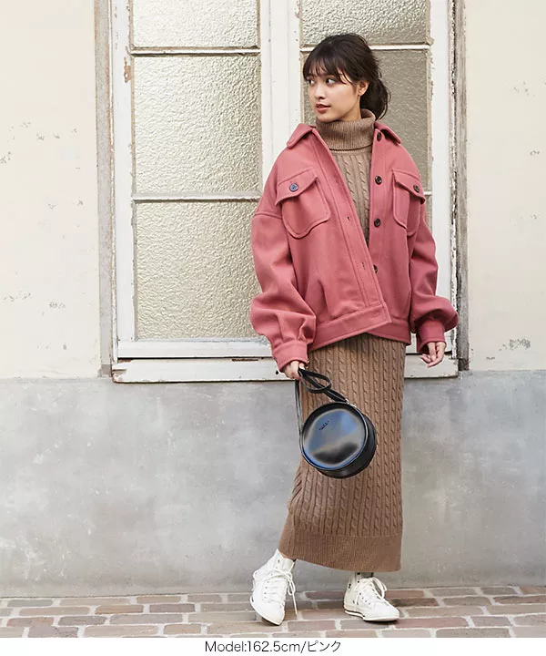 【連休限定価格】AKRIS PUNTO フード付き✨中綿コート✨ピンクカラー GAME OVER フリルジャケット[品番：ACDW0002758]｜ACDCRAG（エーシー