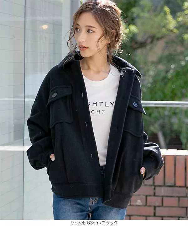 【美品】Stone  COTTON ブルゾン 暖かさUP】ウォッシュ加工デニムブルゾン中綿ジャケット T1361 | wshot