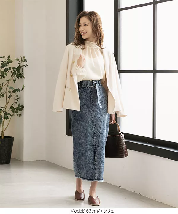 ダブルブレストブレザージャケット [K916] - レディースファッション