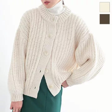 ハンドタッチニットカーディガン[K965]