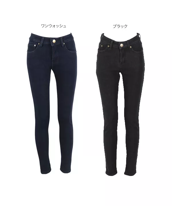 裏起毛デニムスキニーパンツ [M175K]