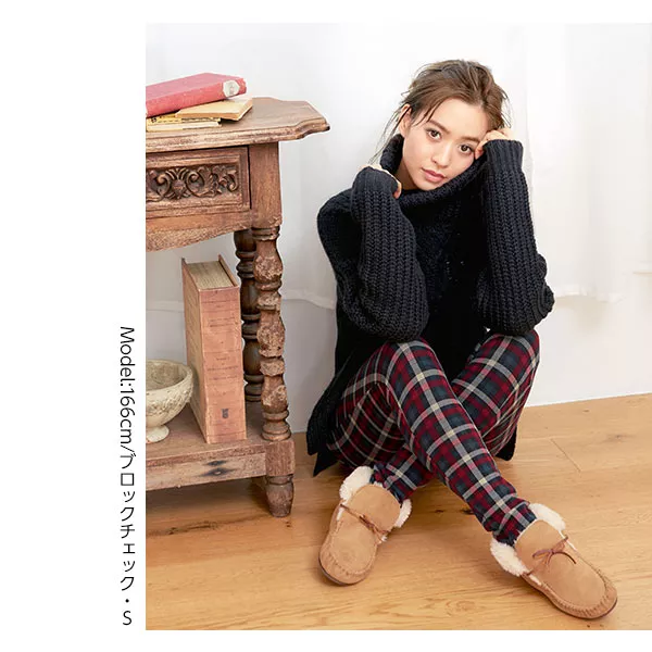 シャギー裏起毛レギンスパンツ[M1743] - レディースファッション通販