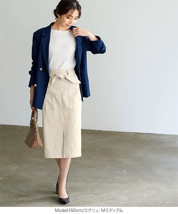 選べるサイズ ] 走れるストレッチタイトスカート [M239E] - レディース