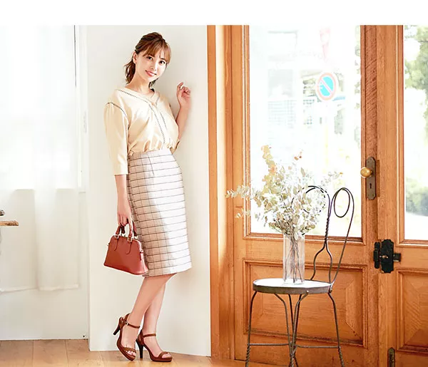 2*5様 miu miu チェック柄 フレアスカート 2*5様 miu miu