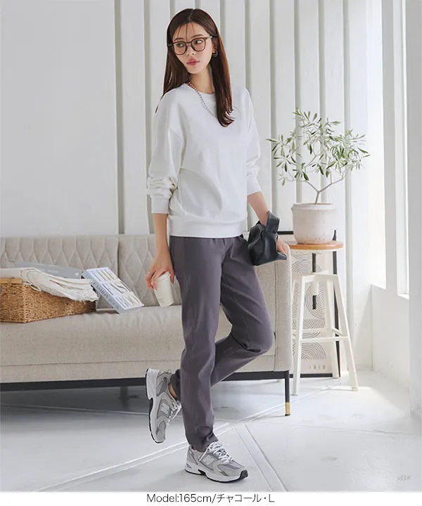 ウエストゴムストレッチスキニーパンツ [M2390] - レディース