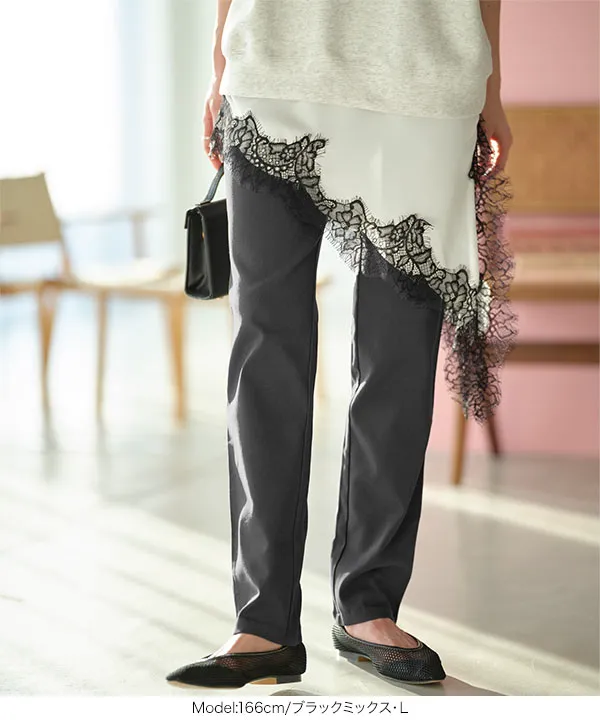 ウエストゴムストレッチスキニーパンツ [M2390]