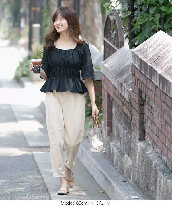 レディース初夏コーデまとめ売り撥水パンツM~Lサイズ8点セット本革スマホバッグ込 A HAPPY MARILYN レディース パンツ 楽冷 ひんやり 接触冷感