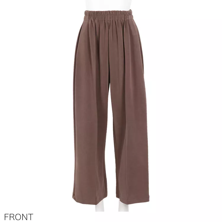 センターピンタックワイドパンツ [M2647]