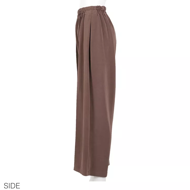 センターピンタックワイドパンツ [M2647]