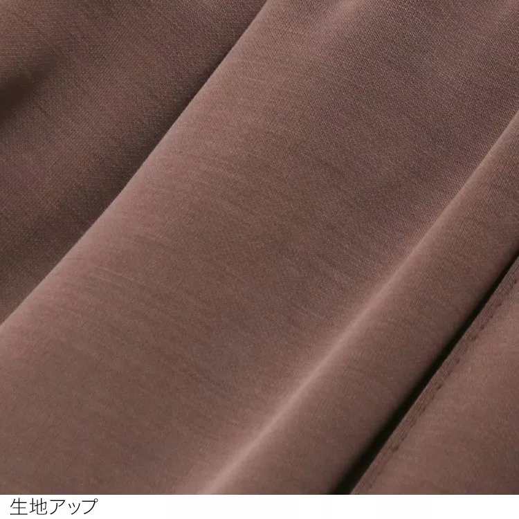 センターピンタックワイドパンツ [M2647]