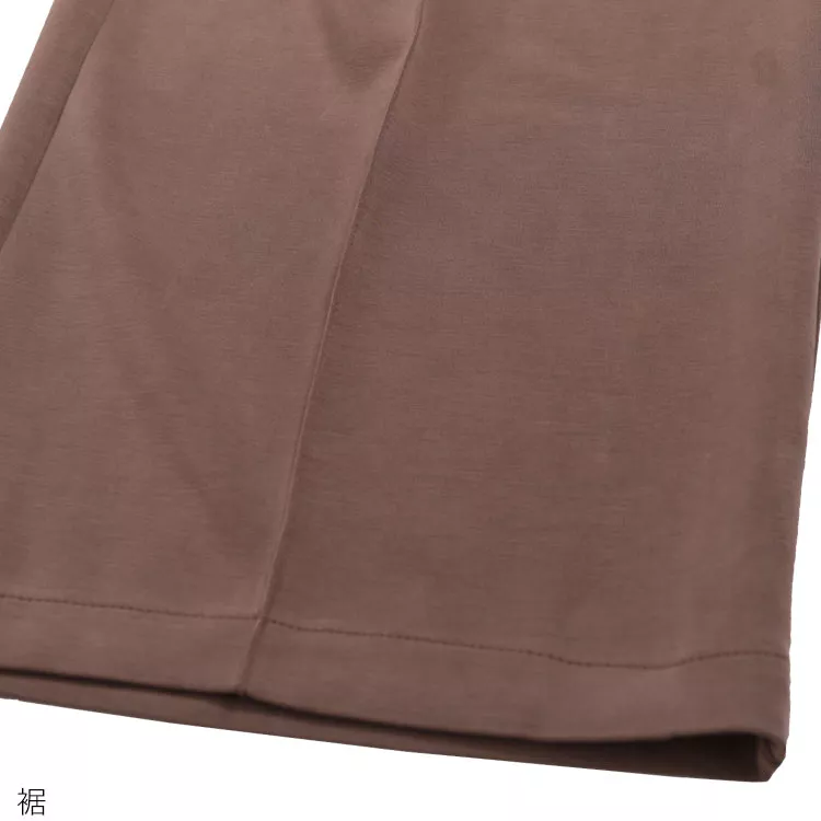 センターピンタックワイドパンツ [M2647]
