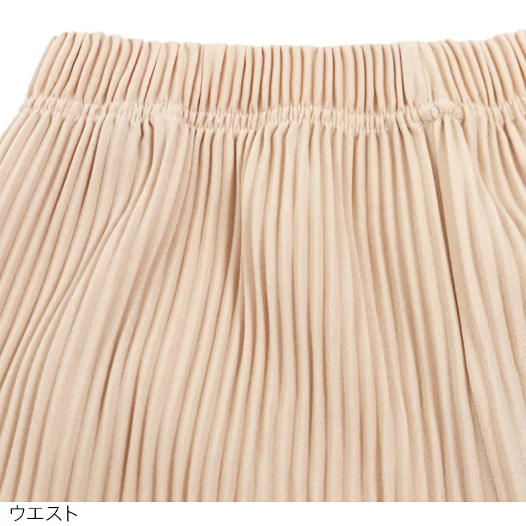 プリーツワイドパンツ [M2674] | ボトムス全品送料無料！8/21(金)18:00〜8/24(月)朝11:59まで