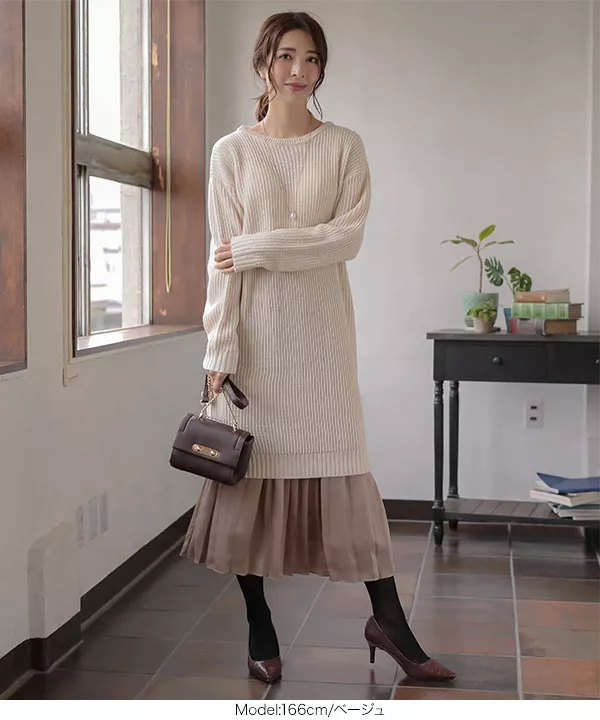 マットシャイニープリーツスカート [M2701]