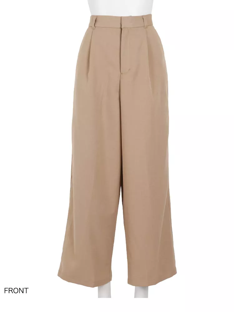 バックボタンワイドパンツ [M2763]
