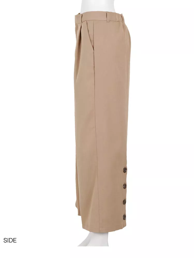 バックボタンワイドパンツ [M2763]