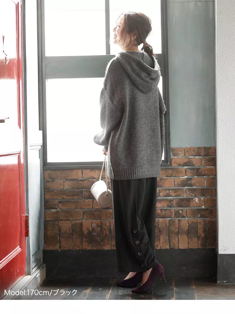 バックボタンワイドパンツ [M2763]