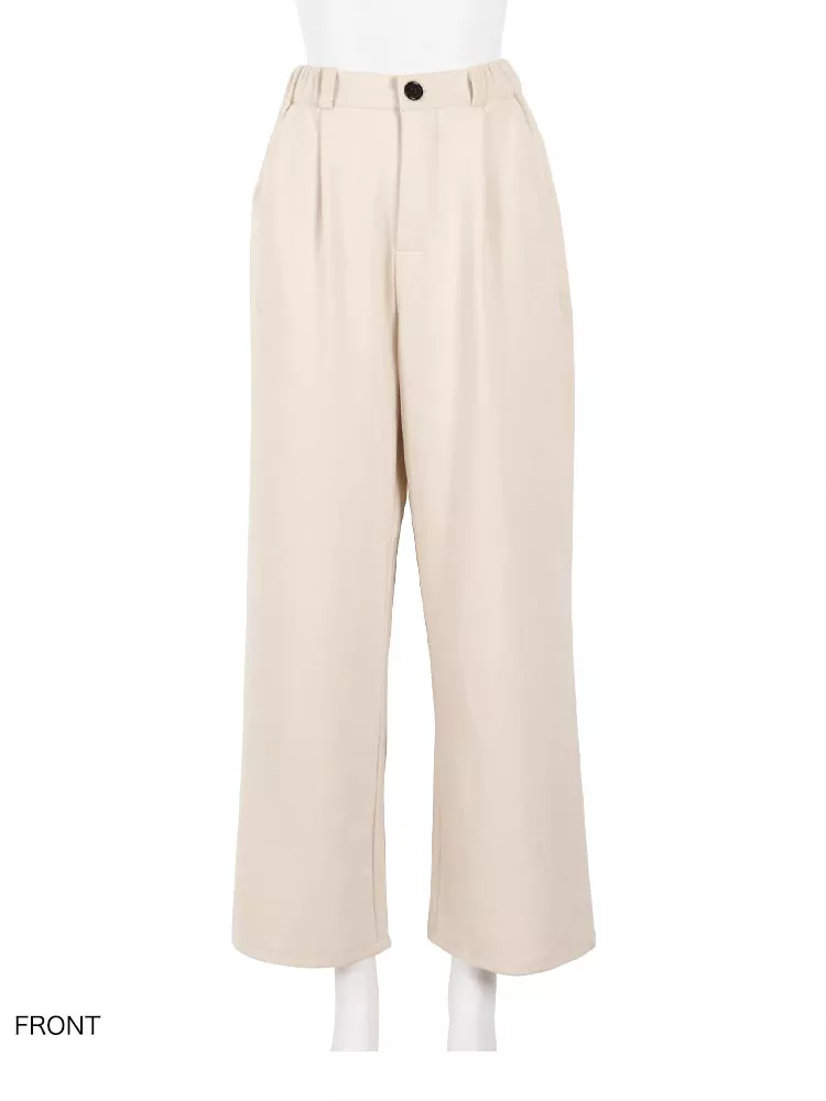 ストレッチツイルワイドパンツ [M2784]
