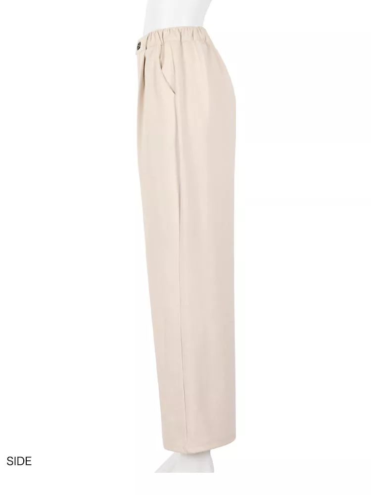 ストレッチツイルワイドパンツ [M2784]