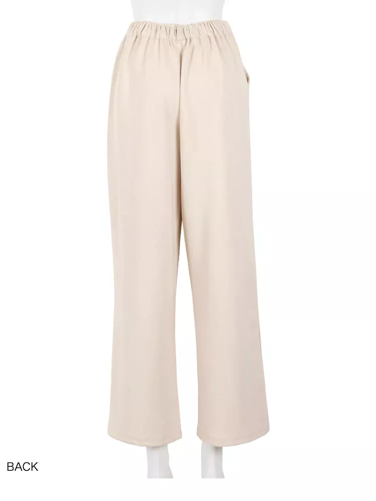 ストレッチツイルワイドパンツ [M2784]