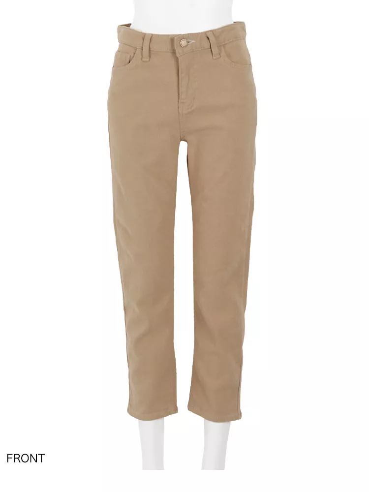 【裏起毛】ストレッチテーパードパンツ [M2786]