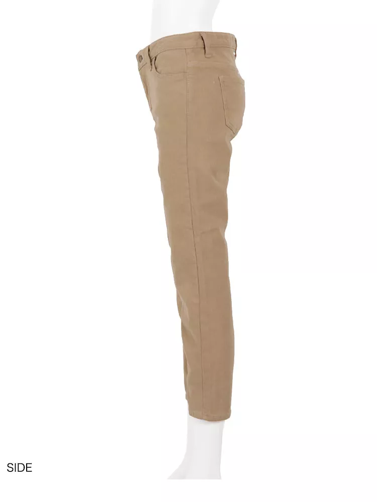 【裏起毛】ストレッチテーパードパンツ [M2786]