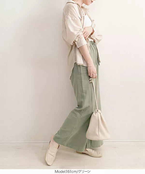 goaズボン Gauze#】インディゴビビアンパンツ / G1026 | syozikiya online shop
