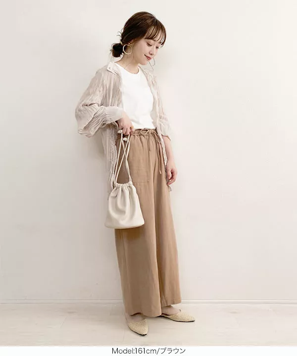 goaズボン Gauze#】インディゴビビアンパンツ / G1026 | syozikiya online shop