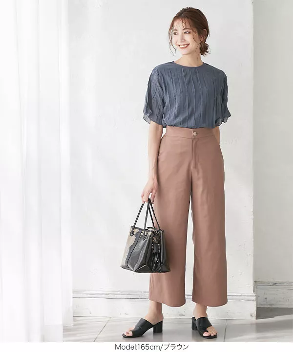 リネンワイドパンツ [M2931]