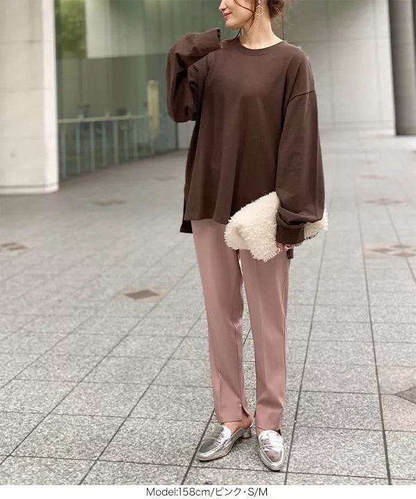 [Nagisaさんコラボ] ポケットフリル付き2wayテーパードパンツ [M3024]