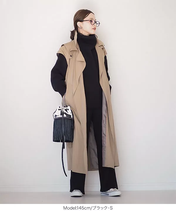 [ 田中亜希子さんコラボ ] アンチピリングリブニットパンツ [M3056]