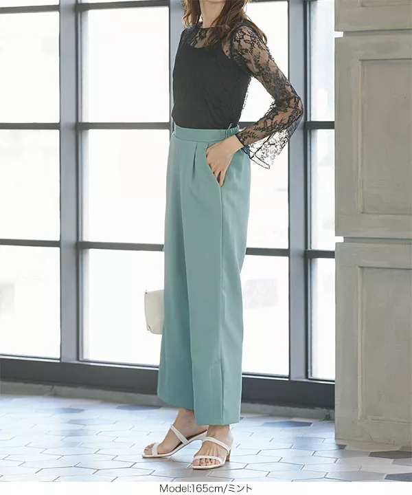 サイドスリットスラックスパンツ [M3082] | ボトムス全品送料