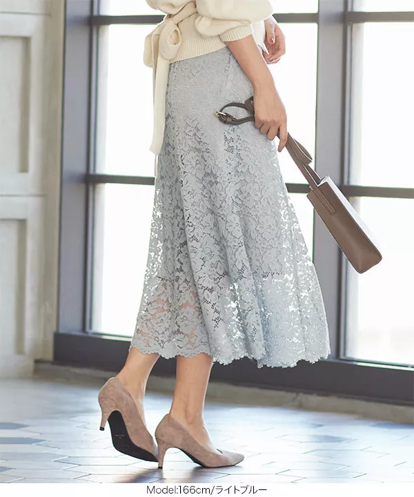 スカート andmarry レースマーメイドスカート [M3083] - レディースファッション通販 神戸