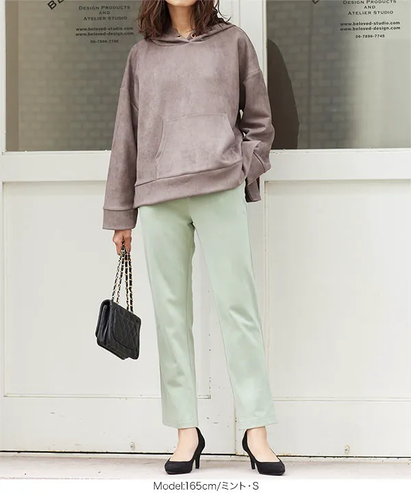 HERMÈS グリーンベージュ　スラックス 起毛スラックスカラーパンツ [M3089] - レディースファッション