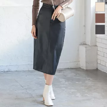 エコレザータイトスカート [M3170]