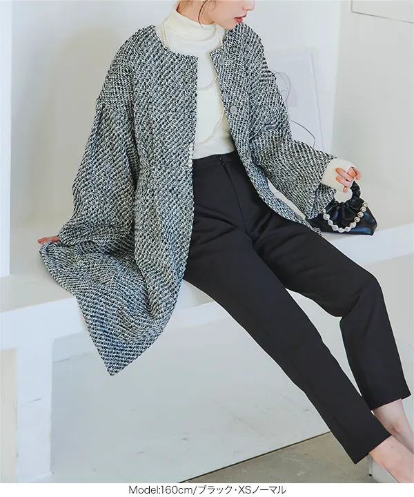 前開きベーシックテーパードパンツ [M3200] | SALE