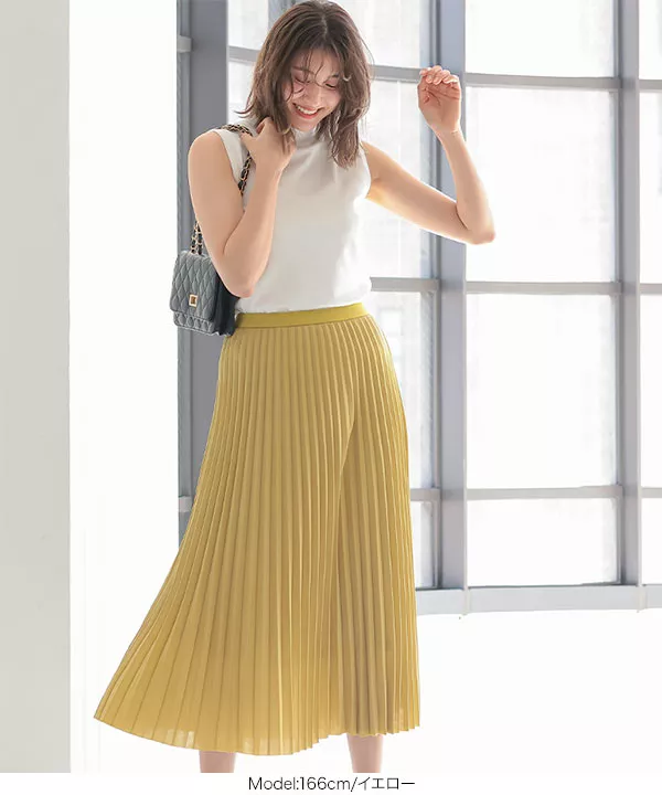 ラメプリーツスカート [M3217] - レディースファッション通販 神戸