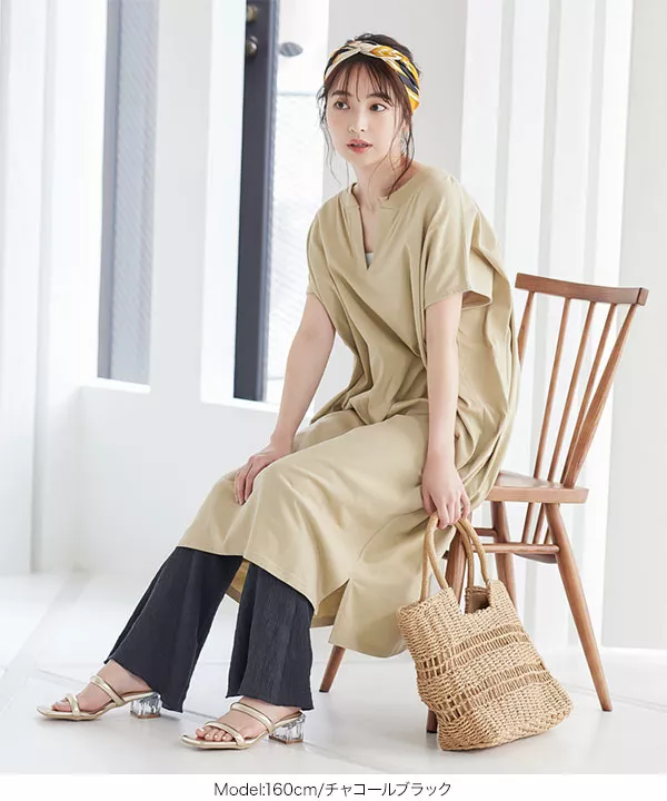 楊柳セミフレアパンツ [M3335] - レディースファッション通販 神戸