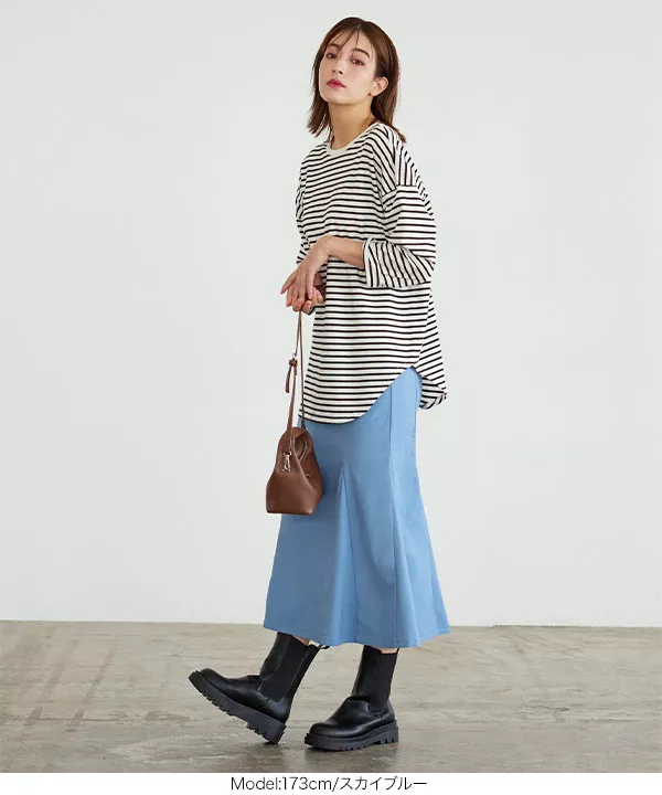 ストレッチマーメイドスカート [M3396]