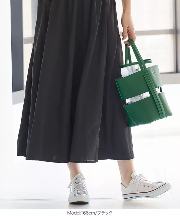 ワンピワンピースにもなるマルチwayマキシスカート [M3404]