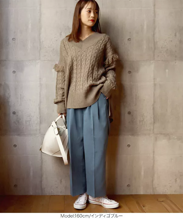 ゆるストレートパンツ [M3412] - レディースファッション通販 神戸