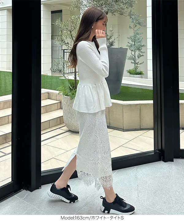 ANDREA&Co. yukko サスペンダーレーススカート ANDREA&Co. サスペンダーレーススカート yukko