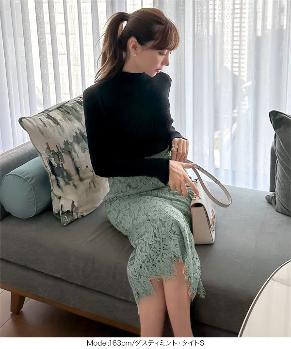 岡部あゆみさんコラボ ］選べる2タイプレーススカート [M3441