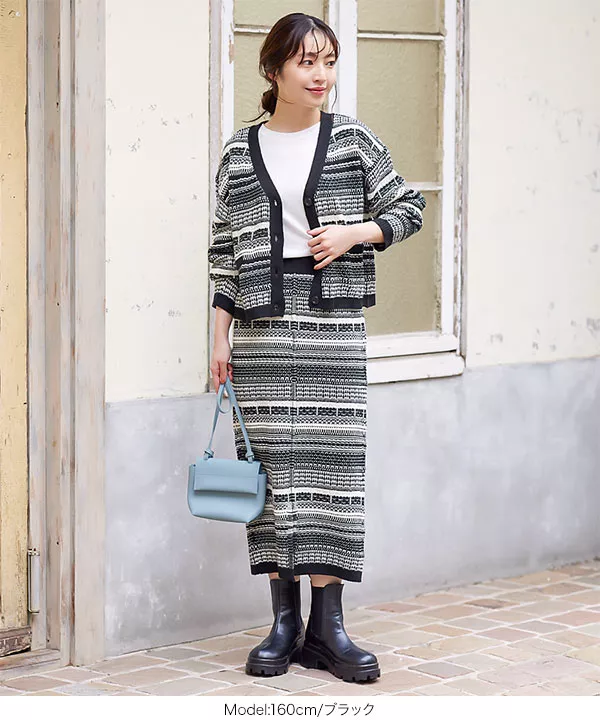 ツイード風ニットスカート [M3450] | ボトムス全品送料無料！12/5(金