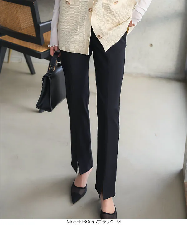 ゆるっとスリットレギンスパンツ [M3452] | - レディースファッション